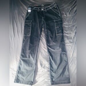 True Religion Black Cargo/Jeans White Stitching Never Worn With Tags (32 Men’s)